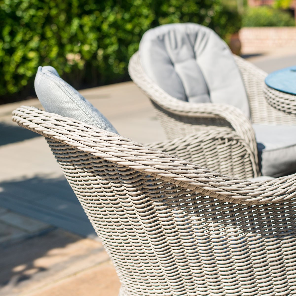 Oxford – Venice 8 Seat Oval Rattan Dining Set with Ice Bucket - Image 4
