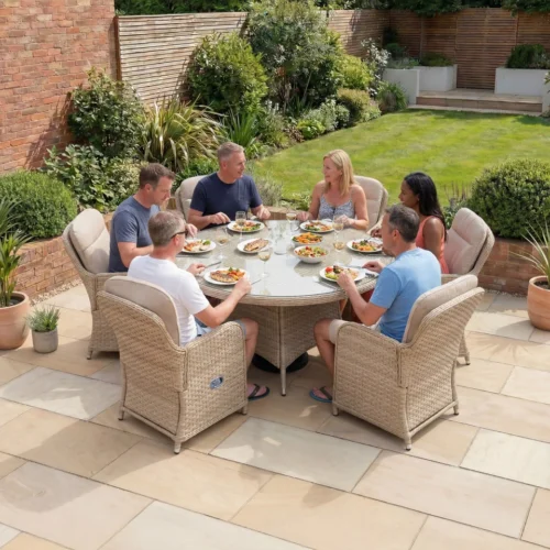 W26069-image-1-2026-04-01-04-11-48 Audrey 6 Seat Rattan Reclining Dining Set - Round Table in Sahara